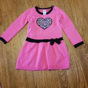 Heart long sleeve dress